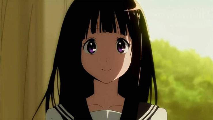 anime girls with black hair