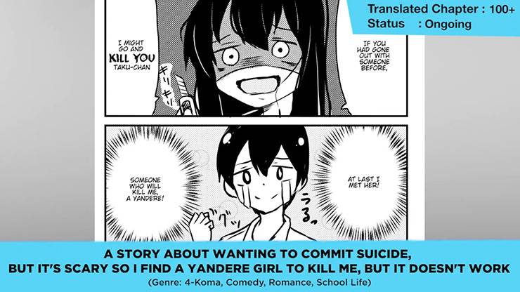 A Story About Wanting To Commit Suicide, But It’s Scary So I Find A Yandere Girl To Kill Me, But It Doesn’t Work