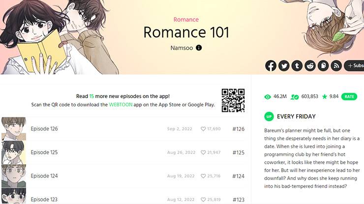 best romance webtoons