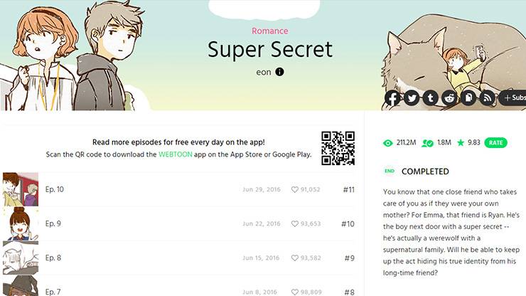 romance webtoons