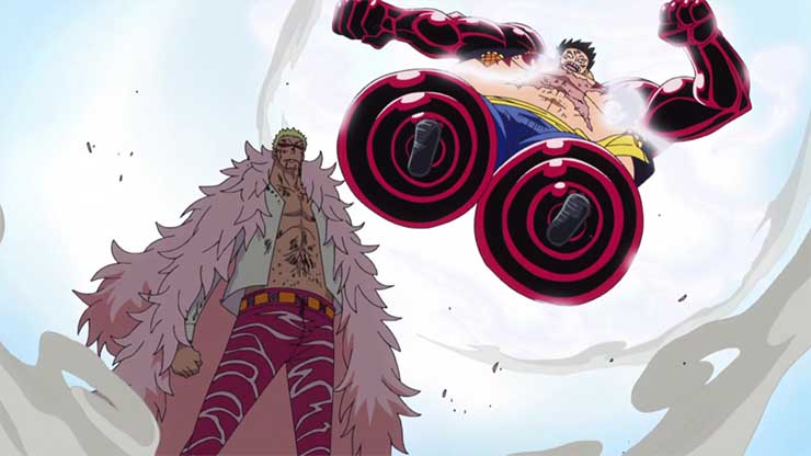 when does luffy use gear 4